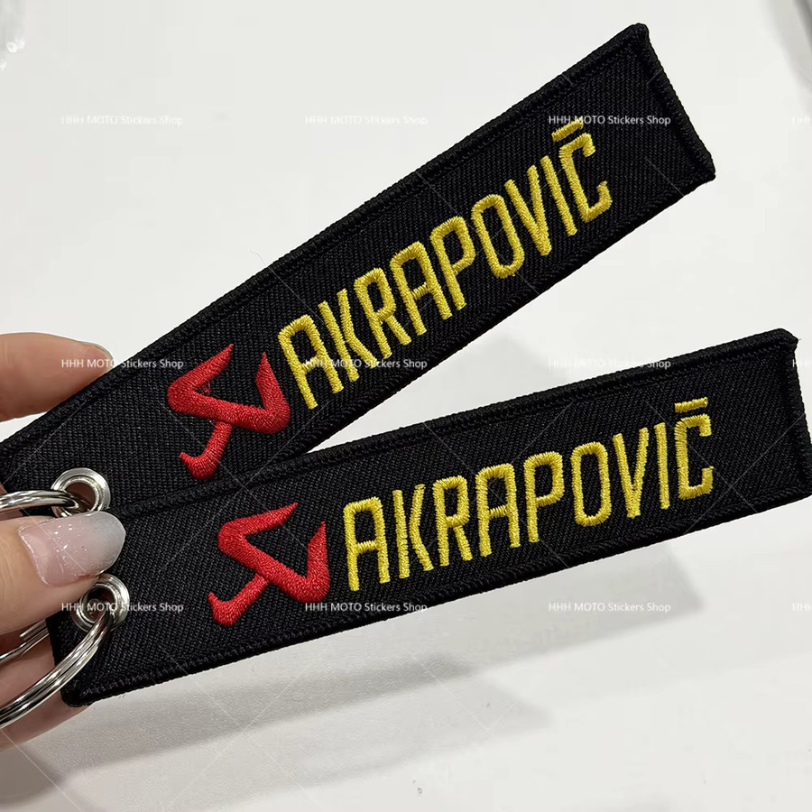 Akrapovic Schlüsselanhänger, doppelseitig bestickt - Bild 5