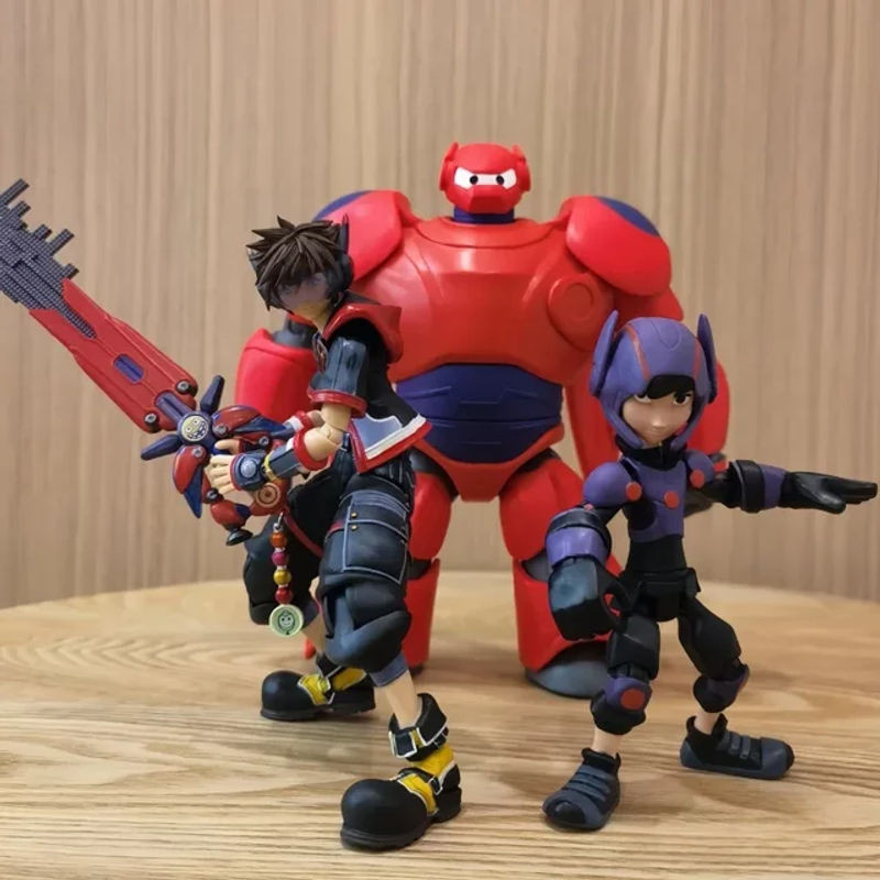 Bandai Big Hero 6 Baymax Anime Figur, Modell Puppe aus Kunststoff, Höhe: 16 cm - Bild 1