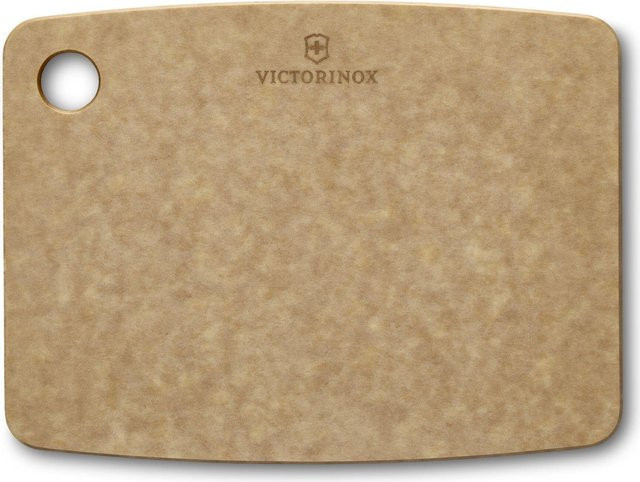 Victorinox Küchen-Schneidebrett rechteckig Braun mit Griff, B/T/H: 30,6 x 20,3 x 1,5 cm - Bild 1