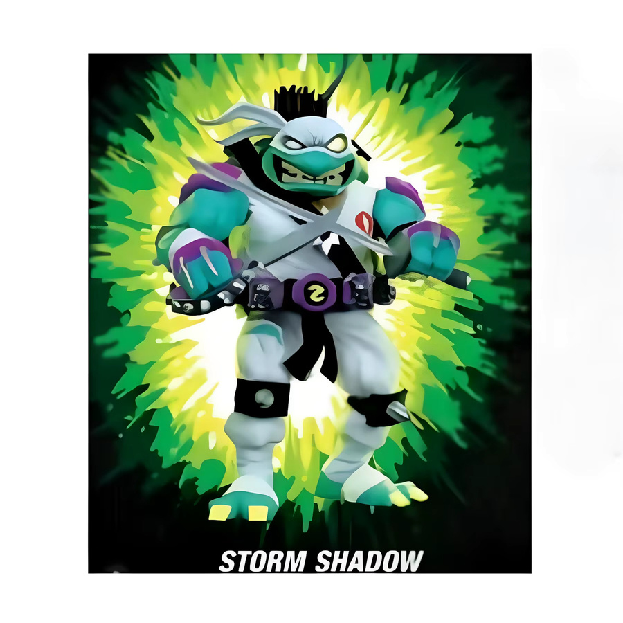 Playmates Ninja Turtles Gi Joe Crossover Storm Shadow, Actionfigur - Bild 4
