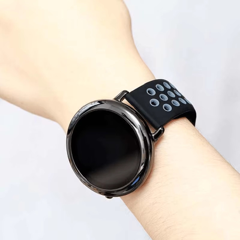 NEY Uhrenarmband Silikon, Schwarz, 2 Stück - Bild 3