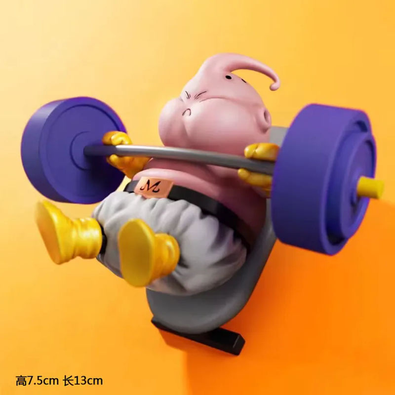 Bandai Dragon Ball GK Fat Majin Buu Anime Modellfigur aus Kunstharz in Rosa, 10 cm - Bild 4