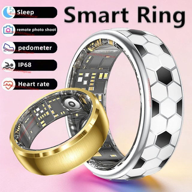 Ola Esporte Smarter Ring in Silber mit Vibrationsalarm, Handgestensteuerung, Videofunktion und Gesundheitsüberwachung inklusive Herzfrequenzmessung und Wasserfestigkeit für Damen und Herren - Bild 1