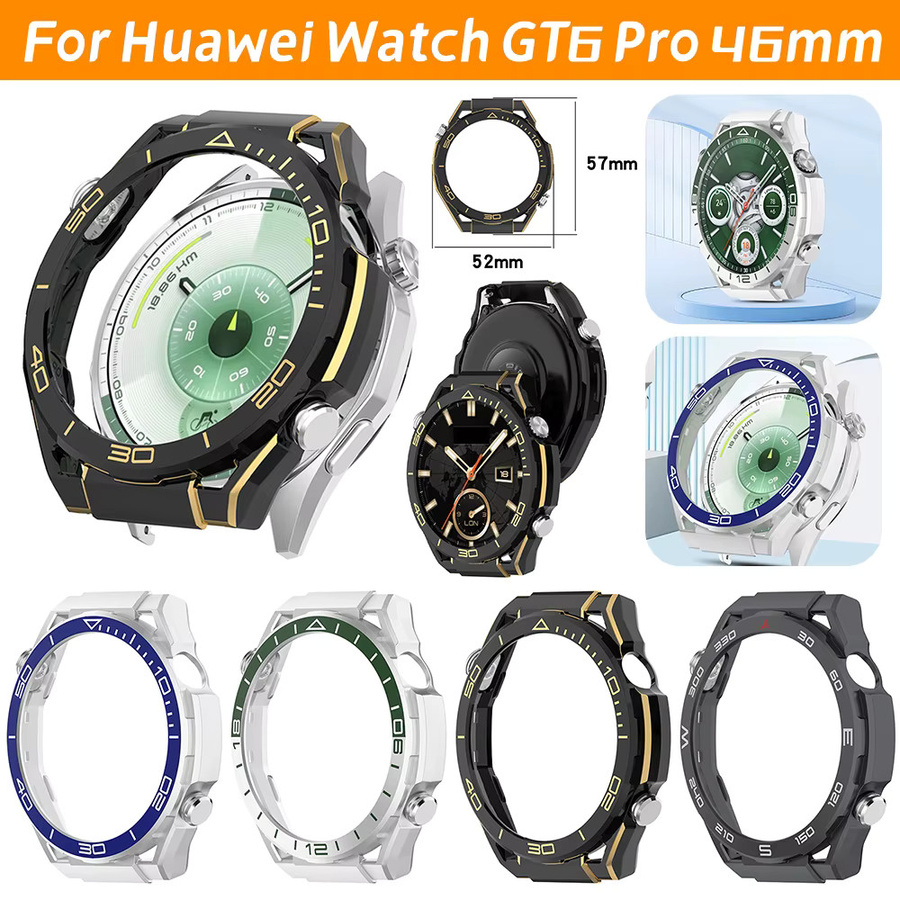 Uhrenrahmen Stoßstange für Huawei Uhr GT6 Pro 46mm, Zubehör - Bild 2