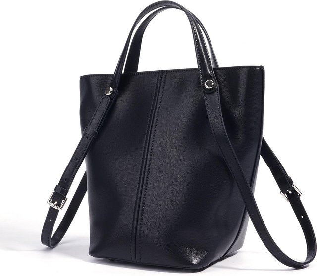JMG Bags Schultertasche, Patchwork, schwarz, Damen - Bild 1