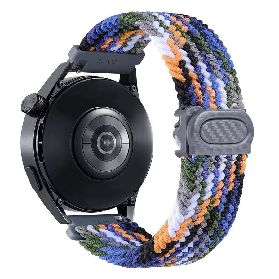 Uhrenarmband Nylon geflochten, Bunt, Unisex, 20 mm, 22 mm - Bild 1