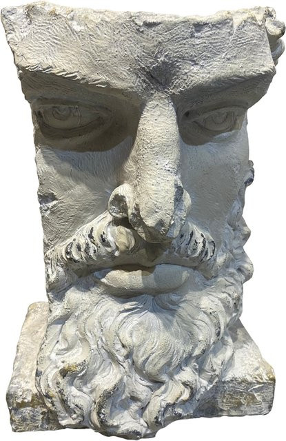 HTI-Living Pflanzgefäß Apollon Büste Poseidon in antiker Optik - Bild 1