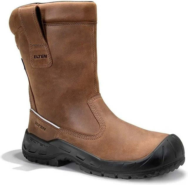 Elten Sicherheitsschlupfstiefel Gavin GTX aus Nubukleder in Braun, S3S, ESD, Größe 38 - Bild 1