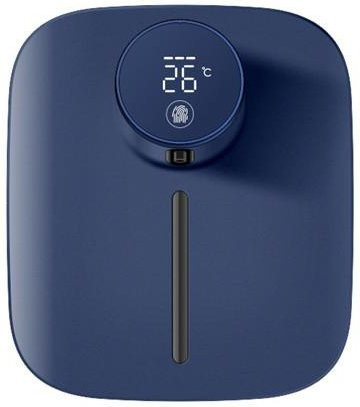 Kick Couture Automatischer Seifenspender mit digitaler Temperaturanzeige, berührungsloser Sensor für Schaum und Flüssigseife, blau, Wandmontage - Bild 1