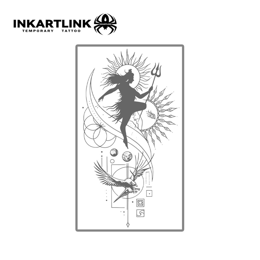 INKARTLINK Spiritueller Göttlicher Saft Tattoo-Patch, wasserfest - Bild 3