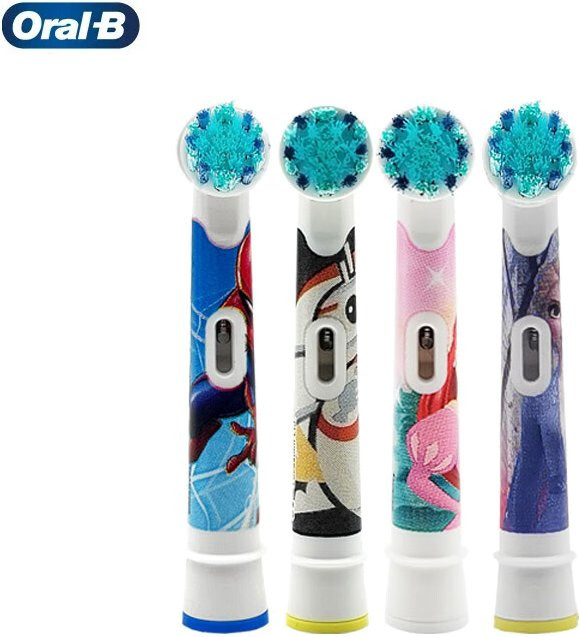 Oral B Kinder Ersatzkopf Elektrische Zahnbürste, Weiche Borsten, Multicolour - Bild 1