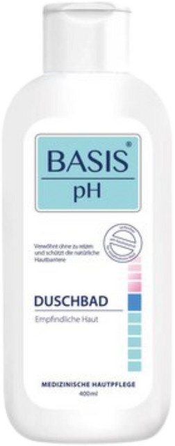 BASIS PH Dusch-Bad für empfindliche Haut, pH-neutral, 400 ml, Unisex - Bild 1