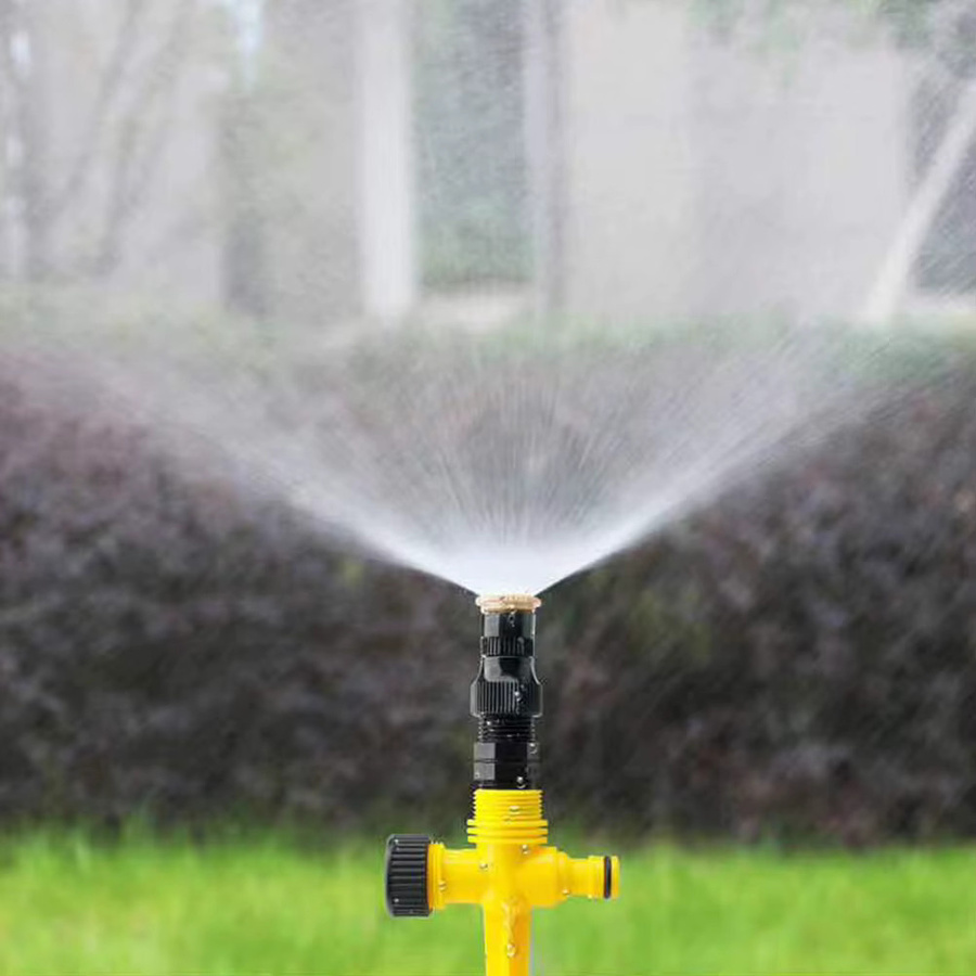 VKTECH Wassersprinkler Set in Grün, verstellbar mit 360-Grad-Drehung für den Garten - Bild 3