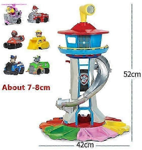 Needme-germanst Paw Patrol Rettungshunde-Turm-Spielzeugset, Actionfiguren, Fahrzeuge, ab 3 Jahren - Bild 1