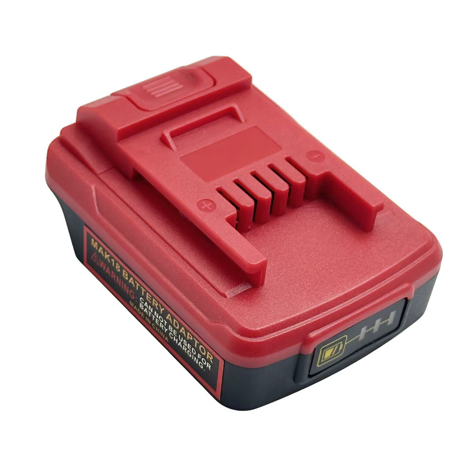 Makita 18V Akku Adapter Konverter für Makita 18V Lithium-Ionen Akku Werkzeuge in Rot - Bild 2