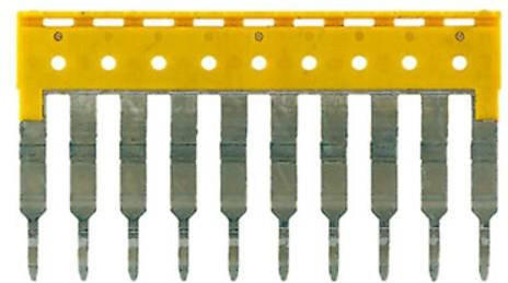 Weidmüller Querverbinder ZQV 2.5/10 1608940000-20 Gelb 20 Stück - Bild 1
