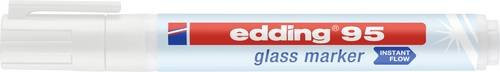 Edding Glasmarker 95 in Weiß mit 1,5 mm und 3 mm Strichstärke - Bild 1