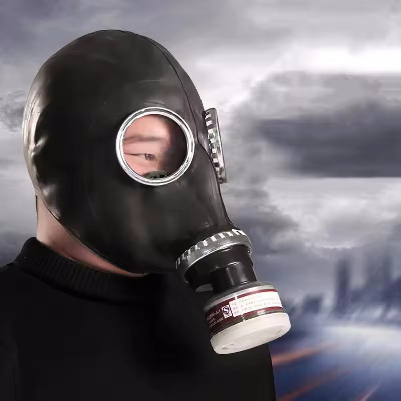 SZYSF Vollgesichts-Gasmaske mit Kohlefilterbox für den Arbeitsschutz und chemische Harzmaske - Bild 3