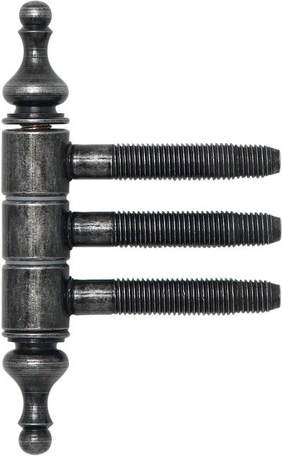 SFS Einbohrzierband Türband mit 3-Stufengewindebolzen in Schwarz Antik Matt, Durchmesser: 16 mm - Bild 1