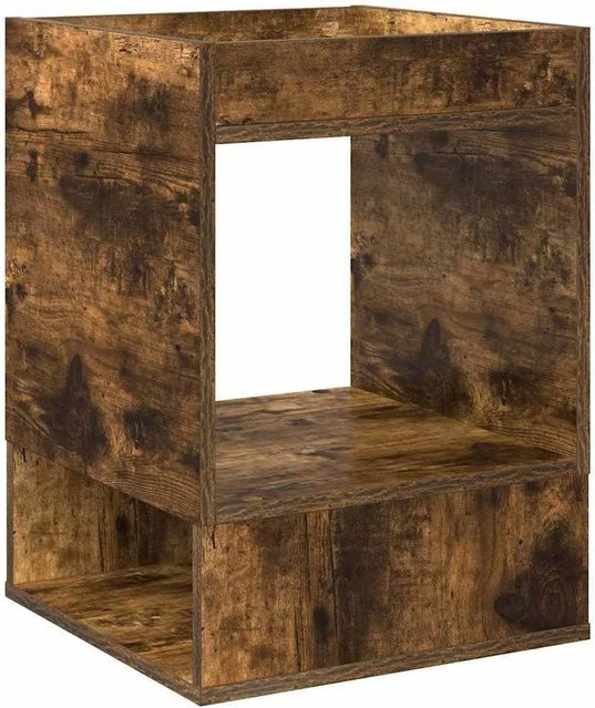 vidaXL Beistelltisch in Geräuchert Eiche, Modernes Design, B/T/H: 40 x 40 x 56 cm - Bild 1