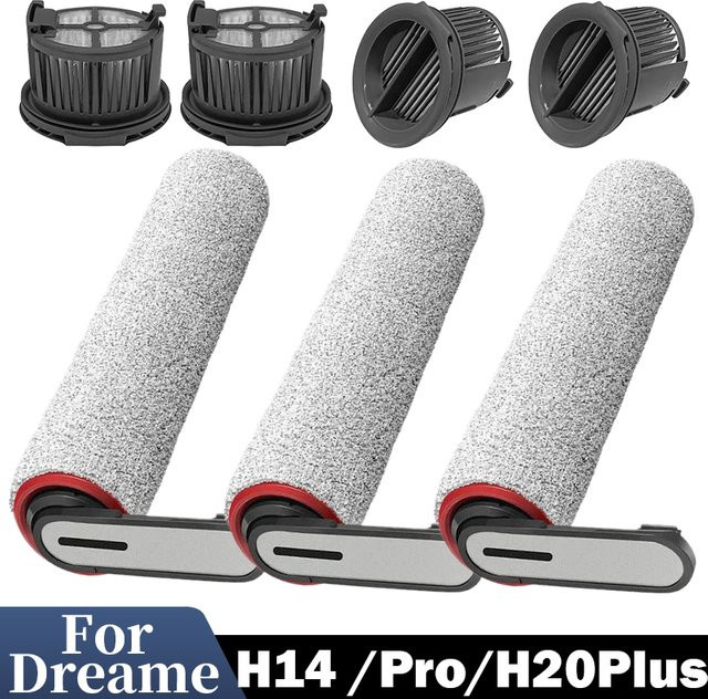 Dreame Ersatzteil-Set mit Hauptwalzenbürste und HEPA-Filter für H14, H14 Pro, H14 Dual, H20 Pro, H20 Pro Plus, H20 Ultra, H30 Pro, H30 Ultra und H30 Combo Station - Bild 1