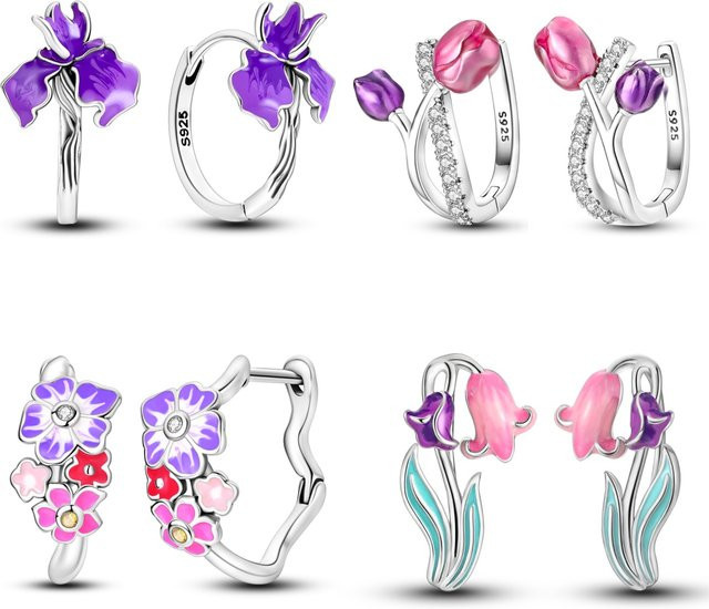 Orstarry Ohrringe, 925 Silber, Zirkonia, Damen - Bild 1