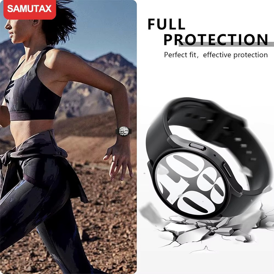 SAMUTAX Schutzhülle für Samsung Galaxy Watch 7 fe, Silikon, Weiß, Unisex - Bild 3