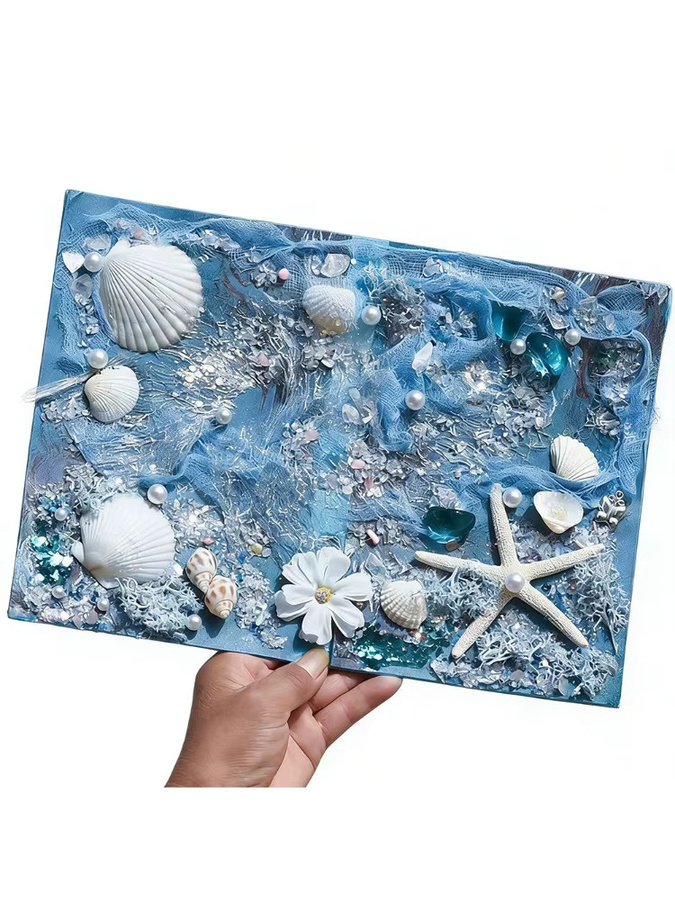 Deep Sea Mystery Ita Bag Insert Board DIY Abzeichenhalter in Blau - Bild 3