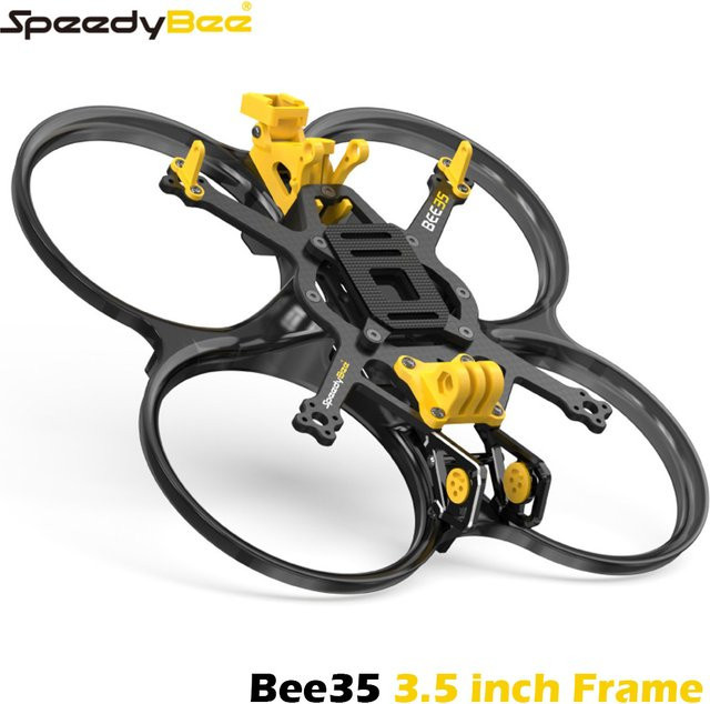 SpeedyBee Bee35 3,5-Zoll-Rahmen für FPV Freestyle und Cinewhoop in Schwarz mit 153 mm Radstand - Bild 1