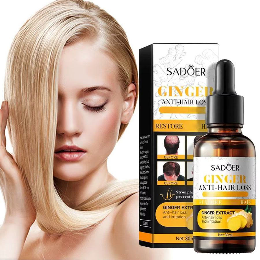 SADOER Haaröl mit Schwarzem Sesam, Ingwer und Biotin, für trockenes Haar - Bild 5
