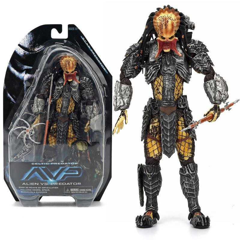 Yiran toy 1 Alien Wars Predator Avp Katzenkopf Narbenmodell 7-Zoll-Figur - Bild 3