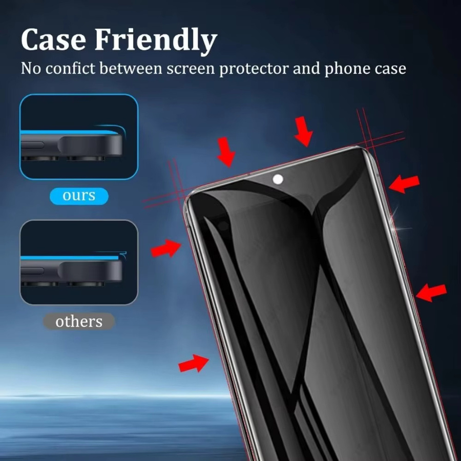 4 Stück Anti-Spionage Hydrogel-Displayschutz für Samsung Galaxy S26 S25 S24 S23 S22 S21 S20 Ultra Plus Edge Transparent - Bild 3