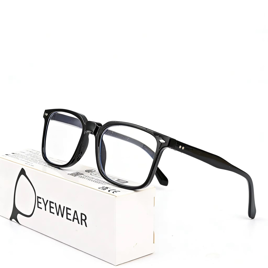 Paerde L78 Lesebrille, Vollrand, Square, Kunststoff, Black, Unisex - Bild 2