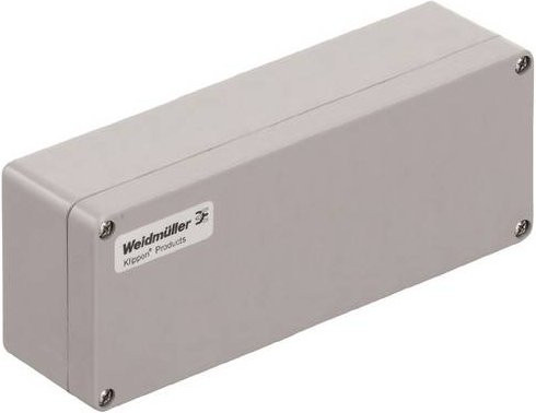 Weidmüller KLIPPON POK 082306 Universal-Gehäuse aus Kunststoff in Silber-Grau, B: 23,0 cm, T: 7,5 cm, H: 5,6 cm - Bild 1