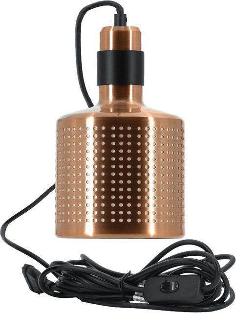 Venso EcoSolutions VEGA E27 Lampenschirm aus Metall in Kupfer, moderner Zylinder-Lampenschirm für LED Pflanzenlampen und Tageslichtlampen - Bild 1