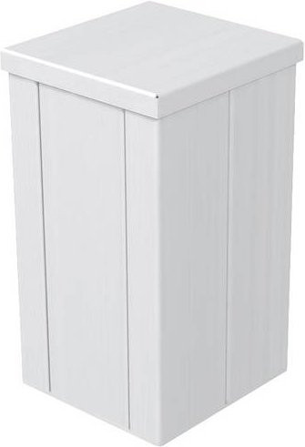 OBO Bettermann Installationssäule ISSHS140250EL in Weiß, Bodenstehend, Durchmesser: 130 mm - Bild 1