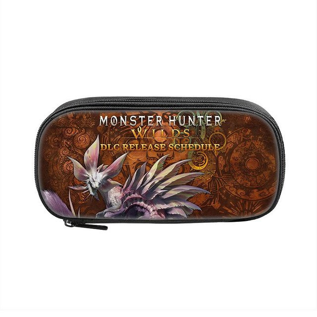 Fancy Style Studio Federmäppchen mit Monster Hunter Wilds Cartoon Anime Design, Mehrfarbig - Bild 1