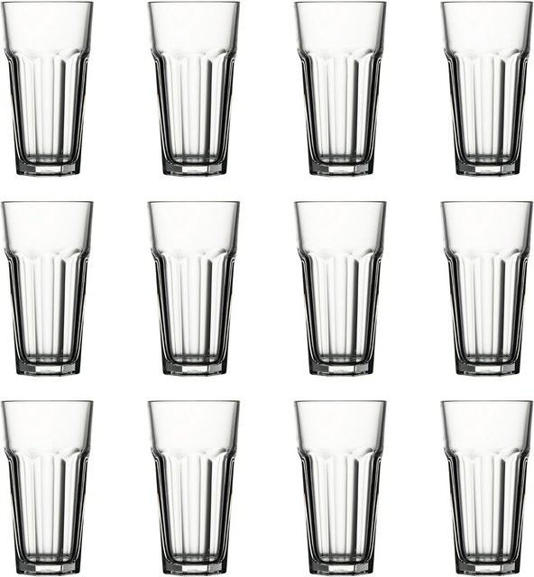 12er-Set Longdrinkgläser Casablanca von ich-zapfe transparent, 365 ml - Bild 1