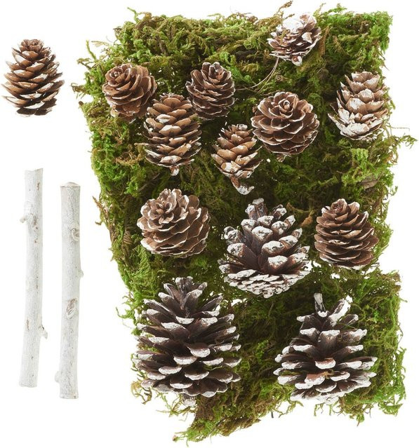 VBS Wald Potpourri-Mix aus weißem Naturmaterial in rustikaler Optik - Bild 1
