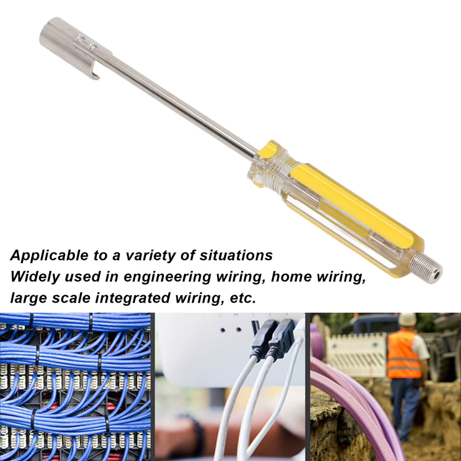 Ergonomischer F-Kopf-Abzieher von Aramox mit gelbem Griff - Bild 3