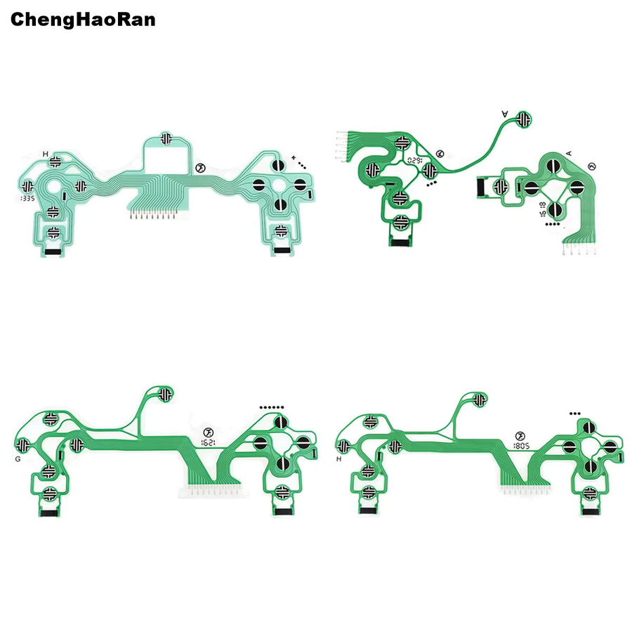 ChengHaoRan Reparatur-Set für PS4 Controller JDM JDS 055 050 040 030 001 10 mit Innenrahmen, Ladekarten-Flexband und leitender Folie - Bild 3