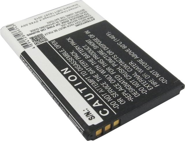 CoreParts Akku für Nokia Mobiltelefone MOBX-BAT-NK225XL, Li-Ion Pack, Schwarz, 1200 mAh - Bild 1
