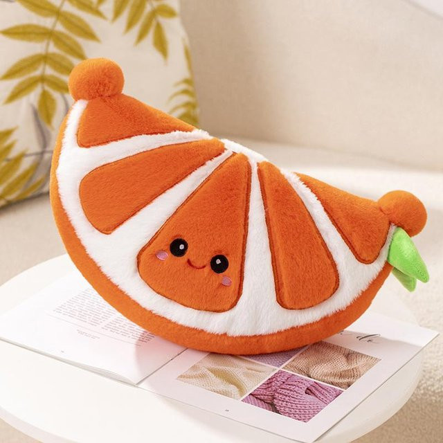 Kidsly Fruchtpuppe Zitrone Grapefruit Wassermelone Apfel Granatapfel, Plüschtier, ab 14 Jahren - Bild 1