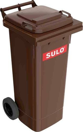 SULO Mülltonne aus Kunststoff in Braun, Volumen: 80 l, B/T/H: 44,5 x 51,6 x 92 cm - Bild 1