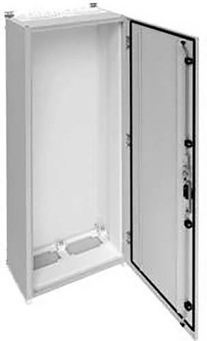 Hager Schrank aus Stahl in Lichtgrau RAL 7035 B/T/H: 55 cm x 27,5 cm x 155 cm - Bild 1