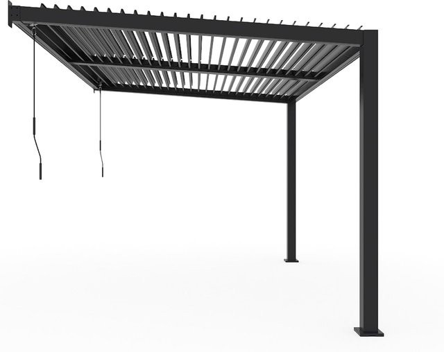 Sojag Terrassenüberdachung Hana 1013 Schwarz B: 305,3 cm, T: 399,4 cm, H: 270,1 cm - Bild 1