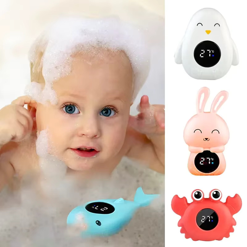 Digitales schwimmendes Baby Bad Temperatur Meter mit LED Display in Multicolor - Bild 1