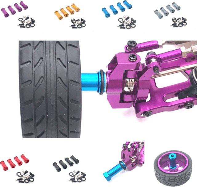 Wltoys Radnaben-Verlängerung, Zubehör, Lila, Metall - Bild 1