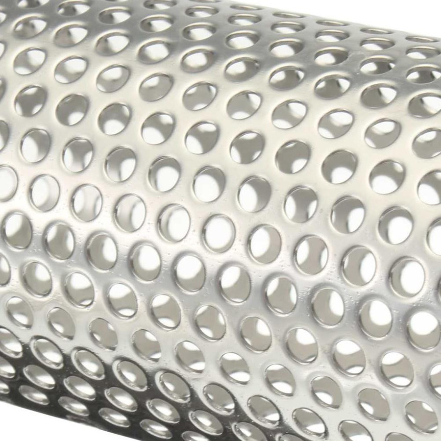 Edelstahl Netz-Pellet-Räucherröhre rund für Outdoor Grill zum Kalt- und Heißräuchern in Silber - Bild 3