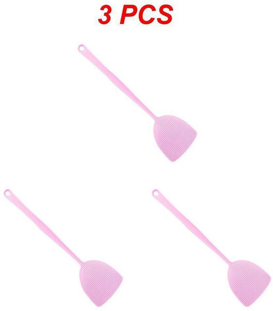 Binchi Fliegenklatsche aus Kunststoff zur Mücken- und Schädlingsbekämpfung in Blau, Grün oder Pink - Bild 1